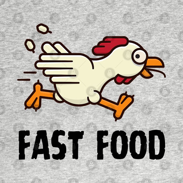 Fast Food Chicken by Owlora Studios